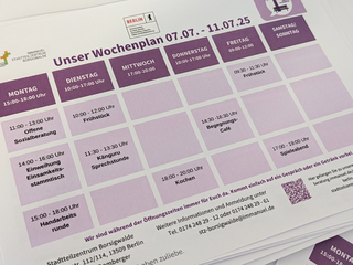 Wochenplan